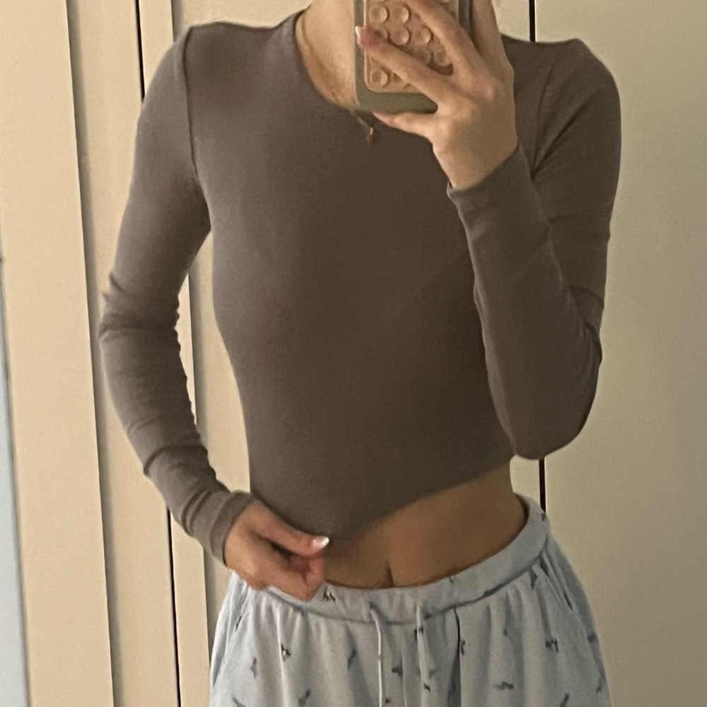 Sunday Best Long Sleeve Crop Top